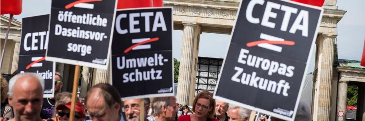Growing Opposition Forces EU into 'Humiliating Climbdown' on CETA