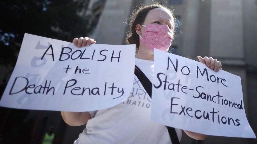 anti-death penalty protest