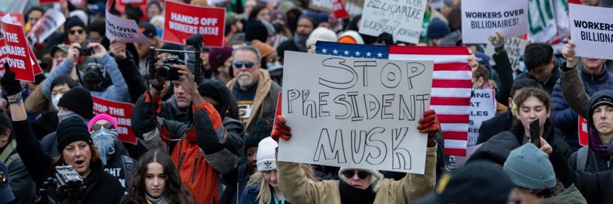 Anti-DOGE rally in Washington