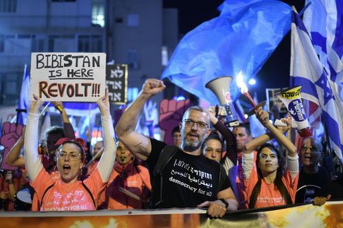 Anti Goverment Protest in Tel Aviv