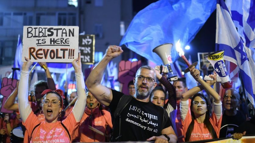 Anti Goverment Protest in Tel Aviv