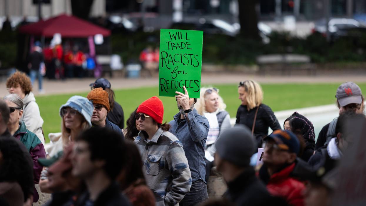 Anti-I.C.E. Demonstration At Houston City Hall