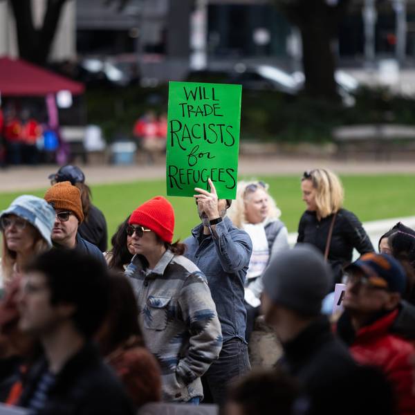 Anti-I.C.E. Demonstration At Houston City Hall