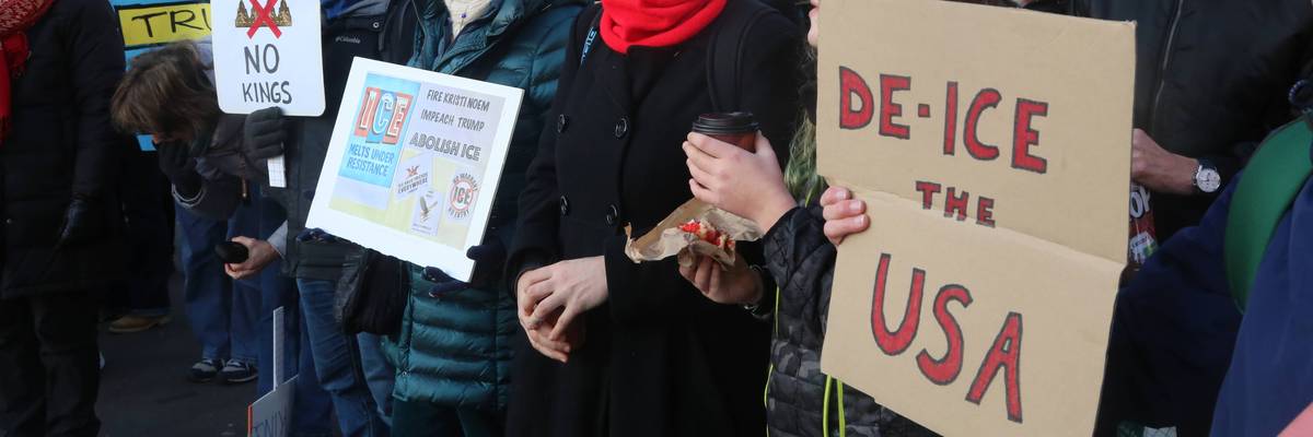 Anti-I.C.E. Protest In Paris