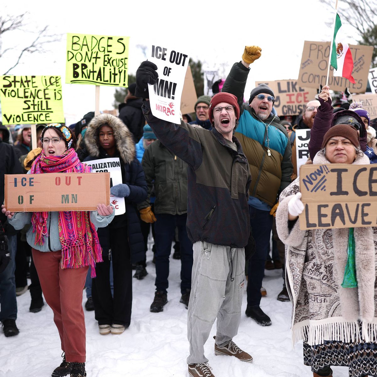 Anti-ICE Protest for Renee Nicole Good in Minneapolis