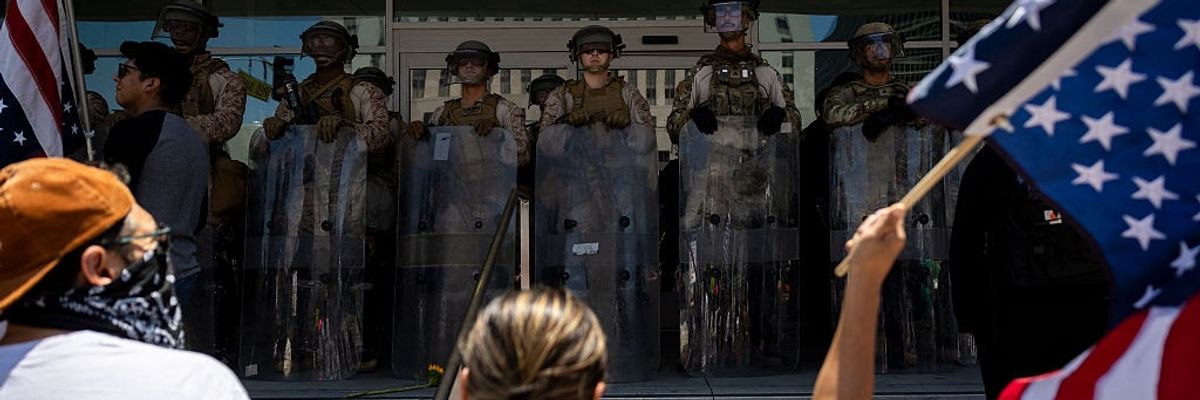 Anti-ICE protest in Los Angeles