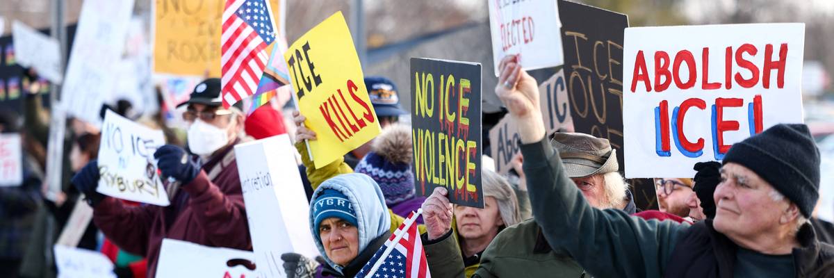 Anti-ICE Protest...