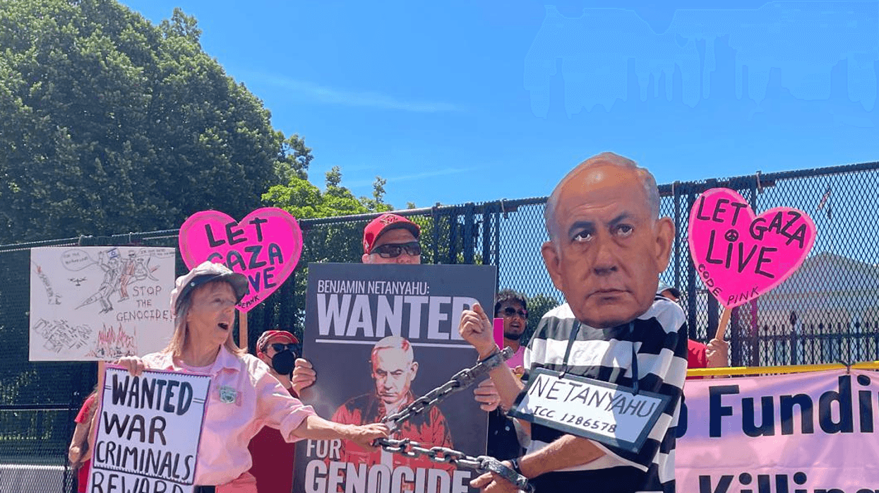 Anti-Netanyahu protest.