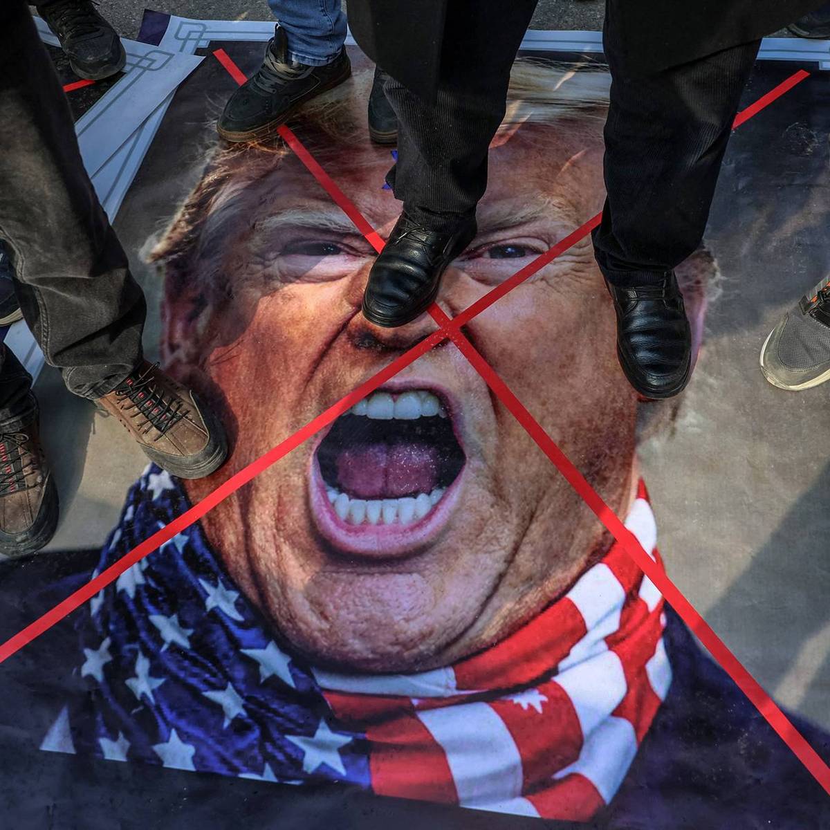 Anti-Trump demonstration in Turkey after US Attack on Iran