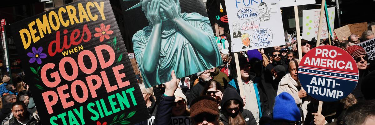 Anti-Trump "No Kings" Protests Held Across The US