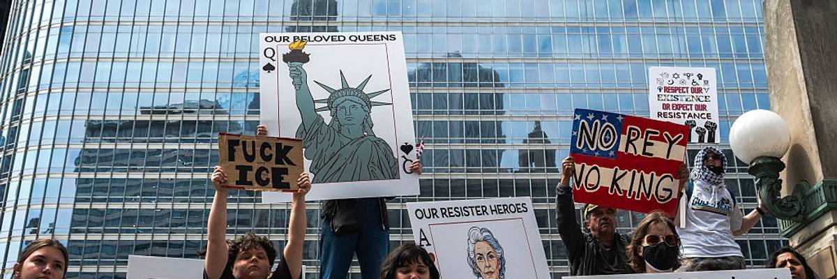 Anti-Trump "No Kings" Protests Pop Up Across The Country