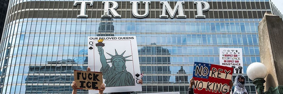 Anti-Trump "No Kings" Protests Pop Up Across The Country
