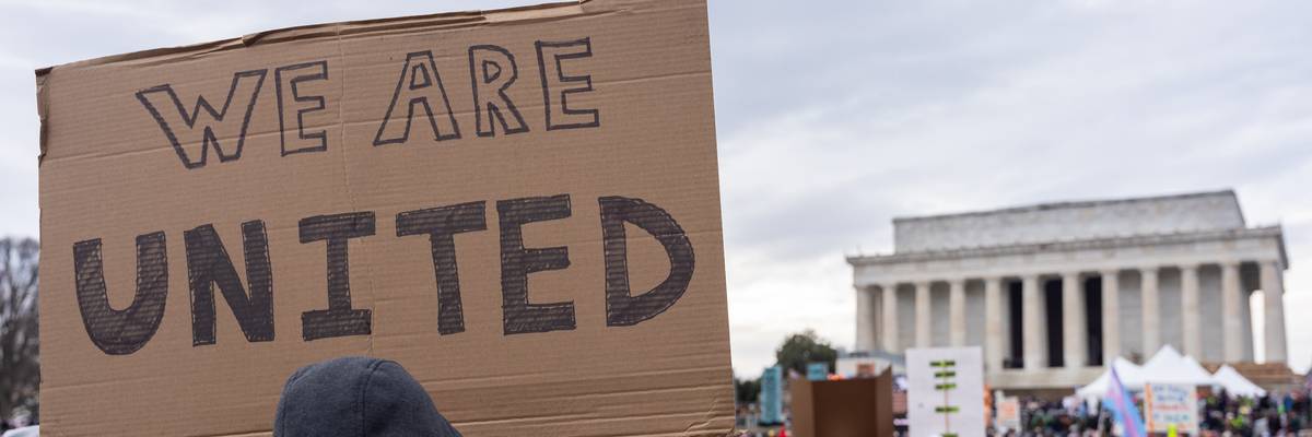 Anti-Trump protest in D.C.