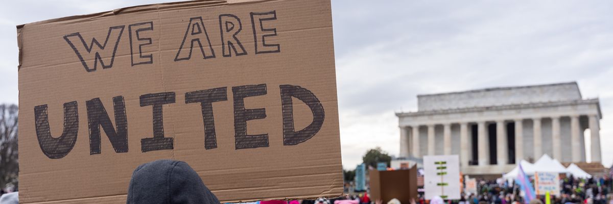 Anti-Trump protest in D.C.