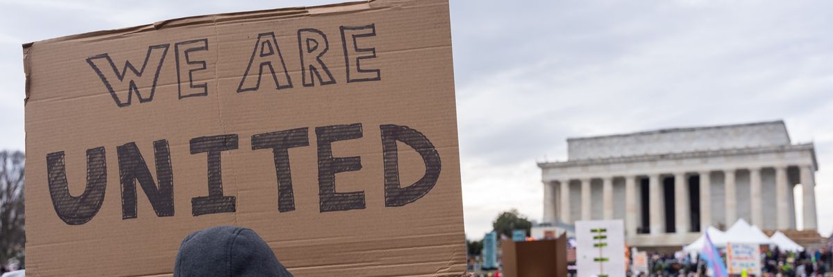 Anti-Trump protest in D.C.