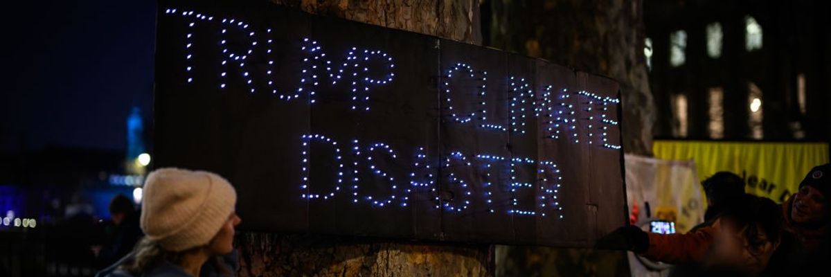 Anti-Trump Rally Held Outside Downing Street During Auguration Of The 47th US President
