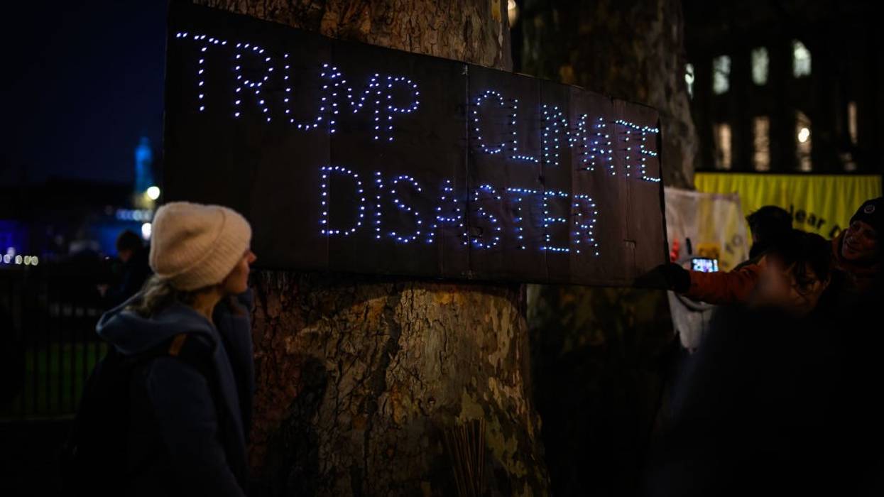 Anti-Trump Rally Held Outside Downing Street During Auguration Of The 47th US President
