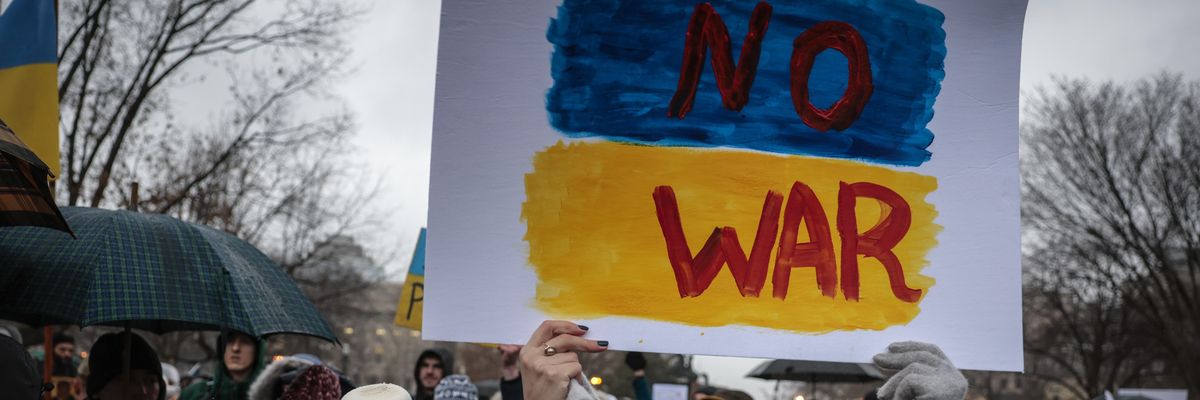 Anti-war demonstrators