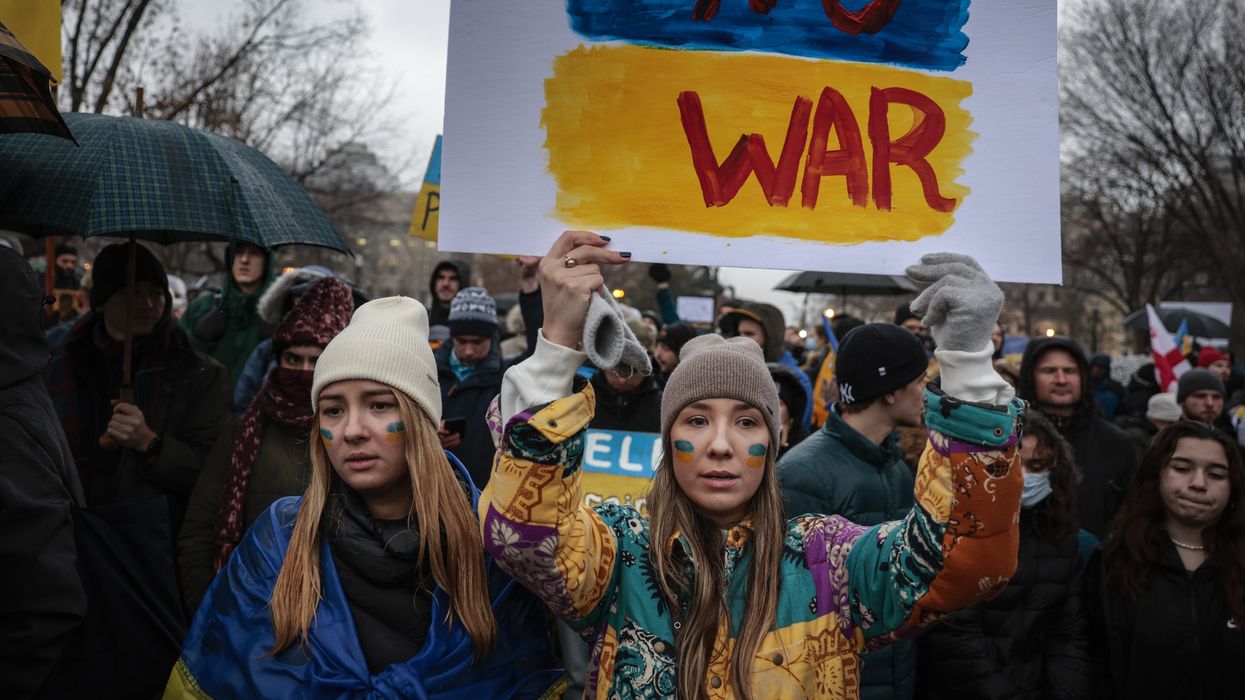 Anti-war demonstrators