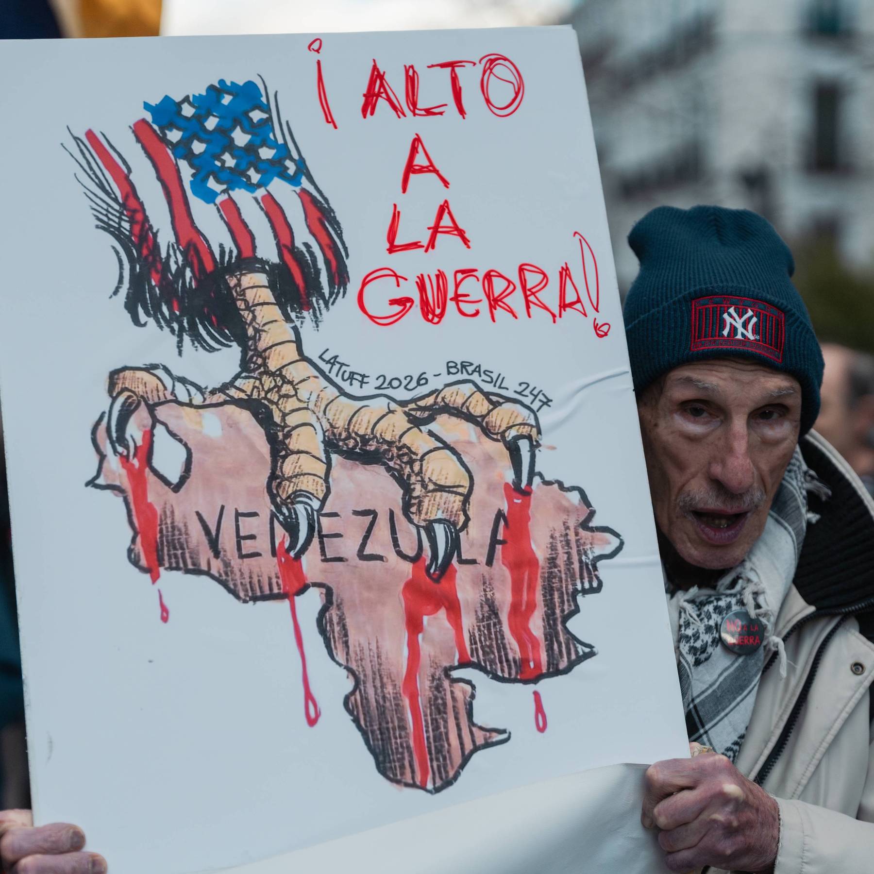 Anti-War Protest In Madrid
