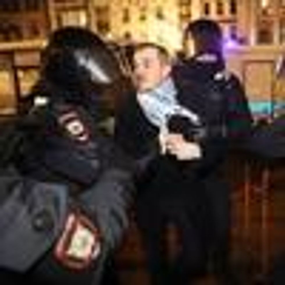 anti-war protest in St. Petersburg