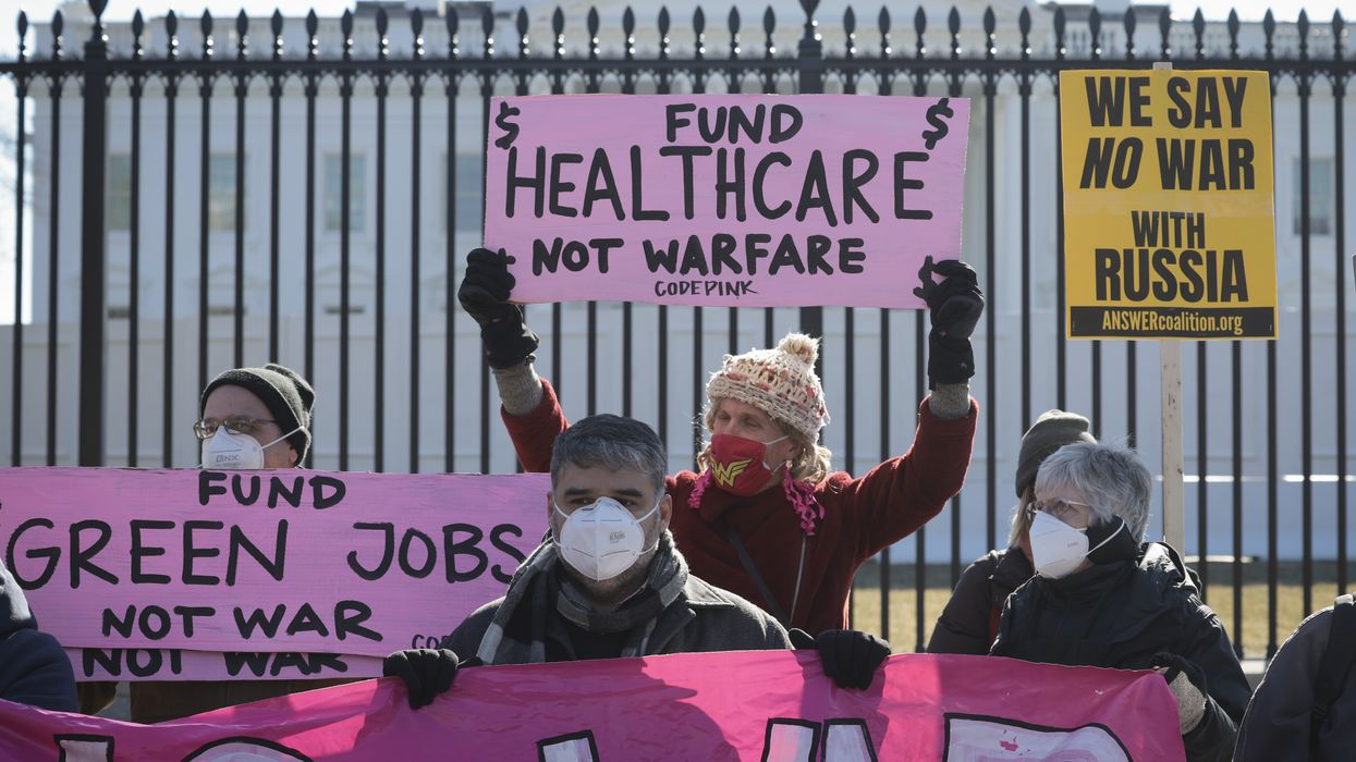 Anti-war protesters