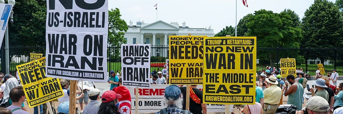 Anti-War Protestors Rally In Cities Across The Country After U.S. Strikes On Iran