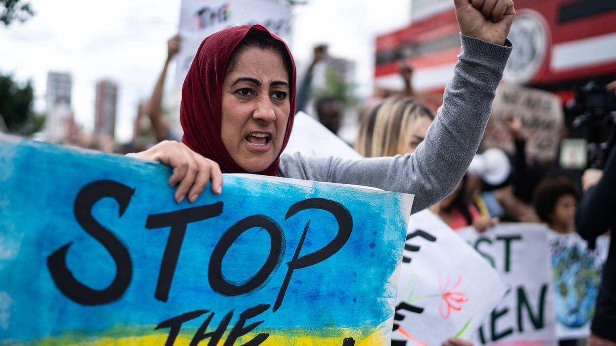 Antiwar protest.