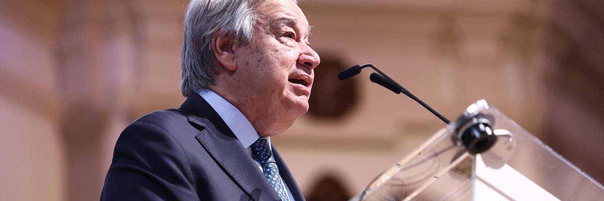 António Guterres speaks