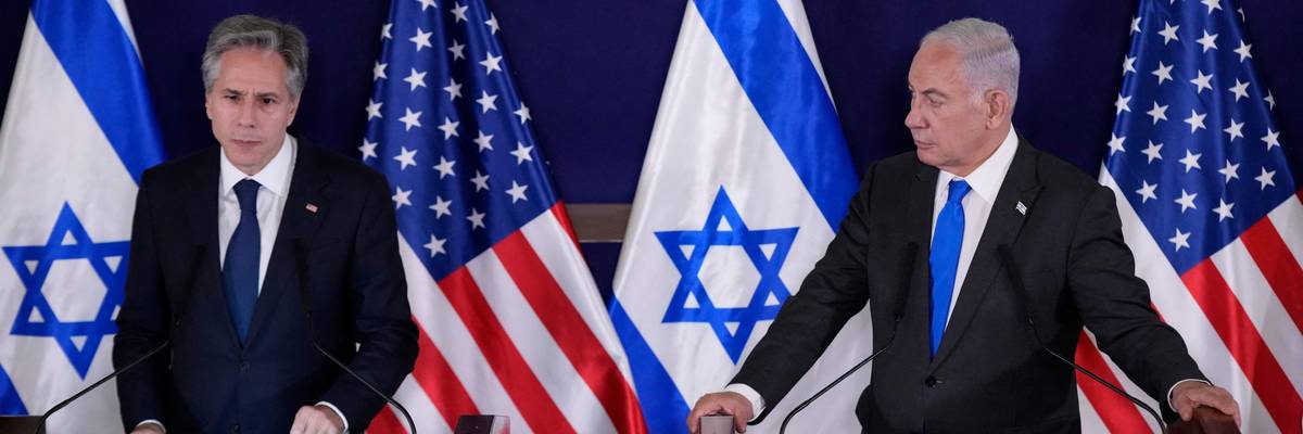 Antony Blinken and Benjamin Netanyahu