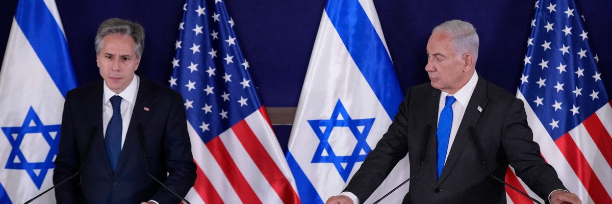 Antony Blinken and Benjamin Netanyahu