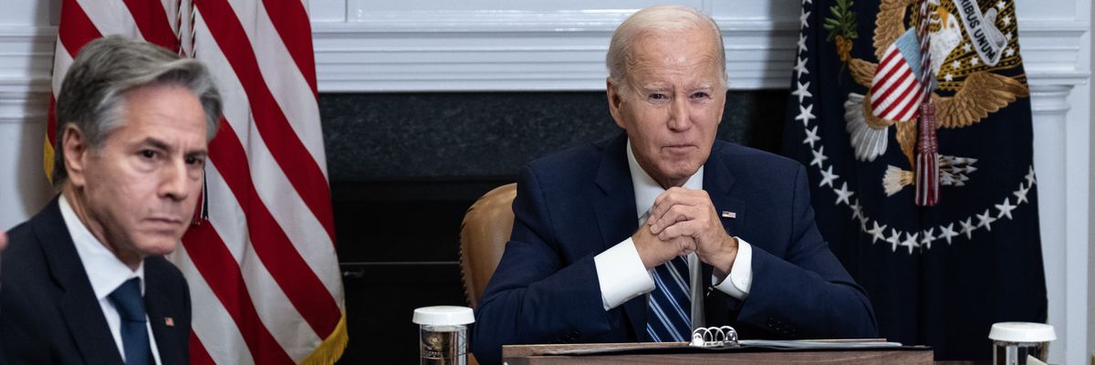 Antony Blinken and Joe Biden