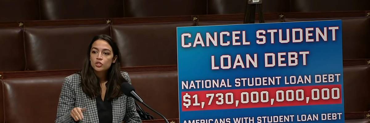 AOC student debt speech