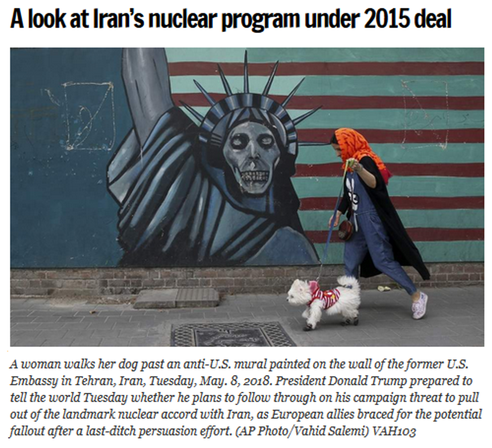 AP: A Look at Iran's Nuclear Program Under 2015 Deal