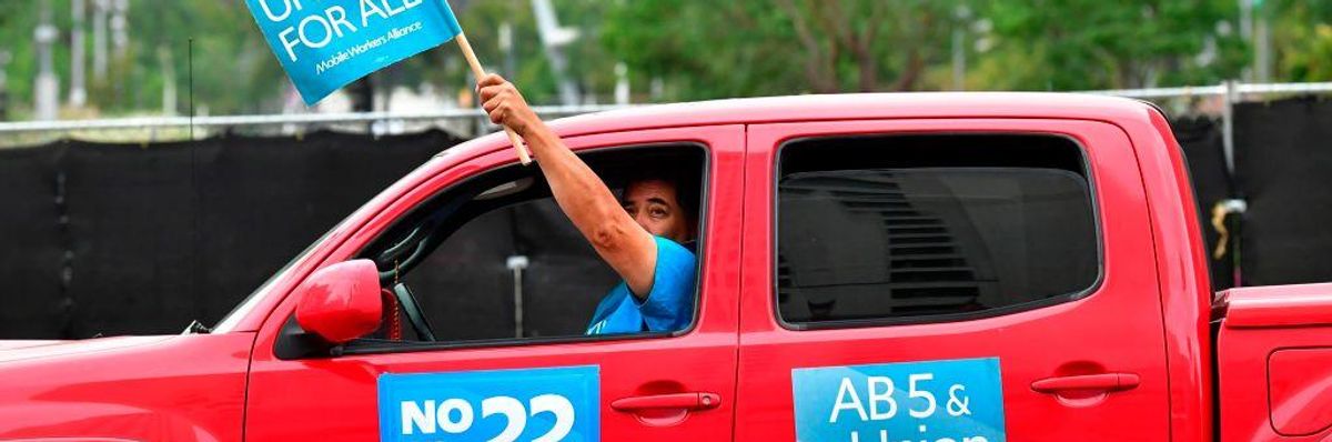 The Passage of California's Proposition 22 Would Give Digital Platform Companies a Free Pass to Misclassify Their Workers