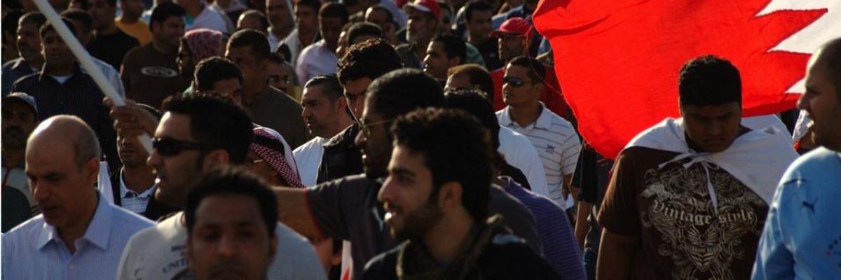 Arab Spring protesters in Bahrain in 2011