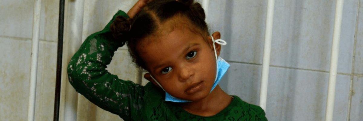 Ariannis César Martínez, a 4-year-old Cuban cancer patient