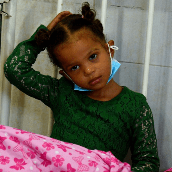 Ariannis César Martínez, a 4-year-old Cuban cancer patient