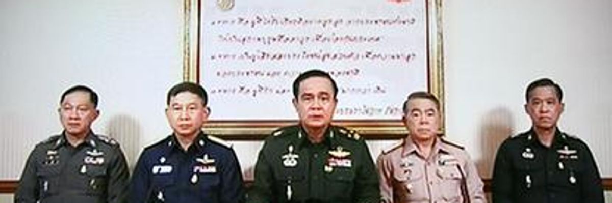 Army Moves from Martial Law to Coup D'Etat in Thailand