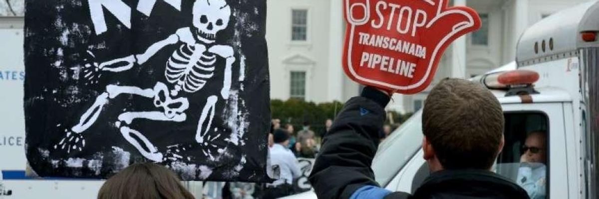 Indigenous and Green Groups Fighting Against Pipeline Urge 2020 Democrats to Take 'NoKXL Pledge'