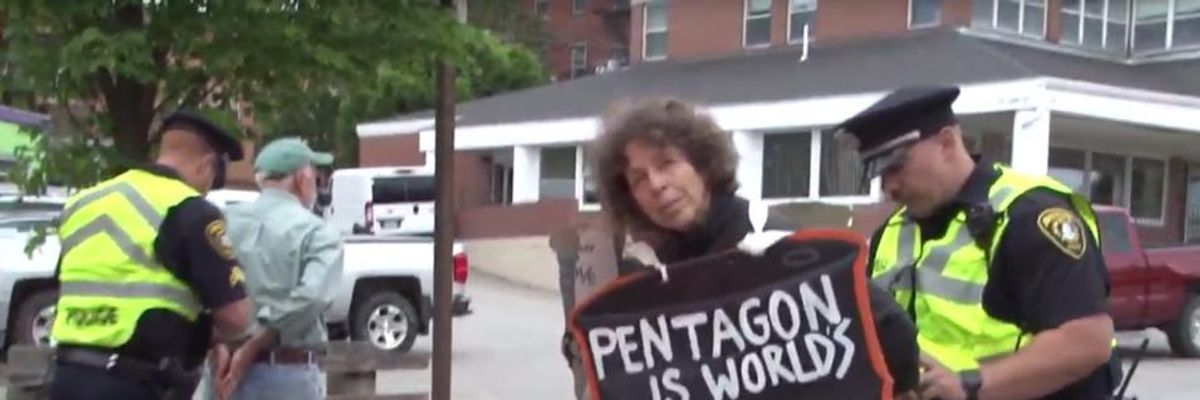 'Fund Climate Solutions, Not Endless War': 22 Arrested Demanding US Build Windmills, Not Warships