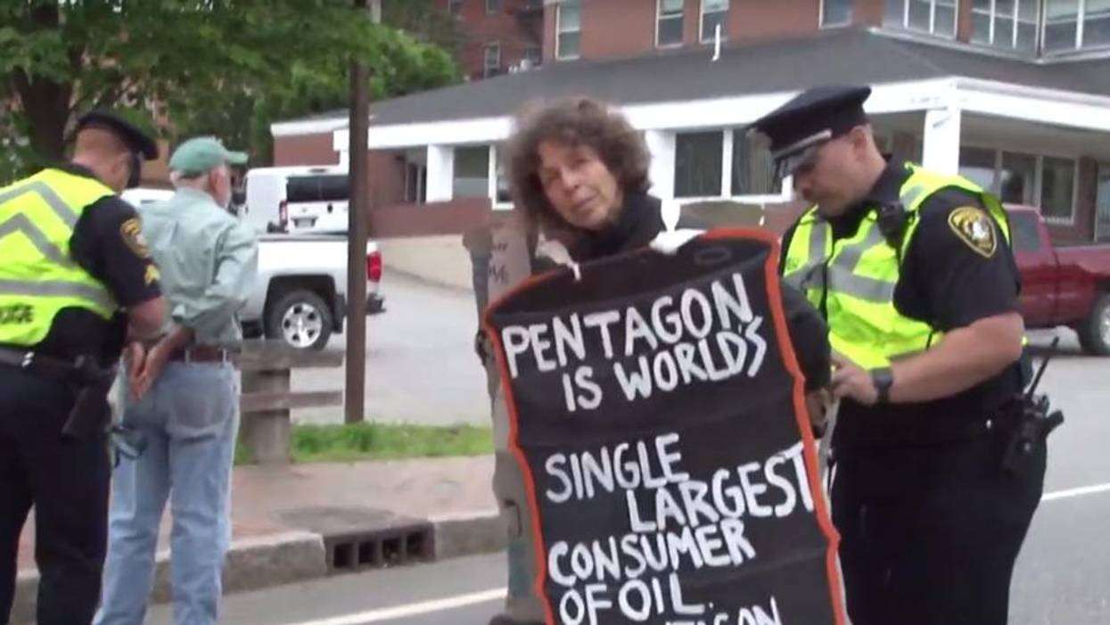 'Fund Climate Solutions, Not Endless War': 22 Arrested Demanding US Build Windmills, Not Warships