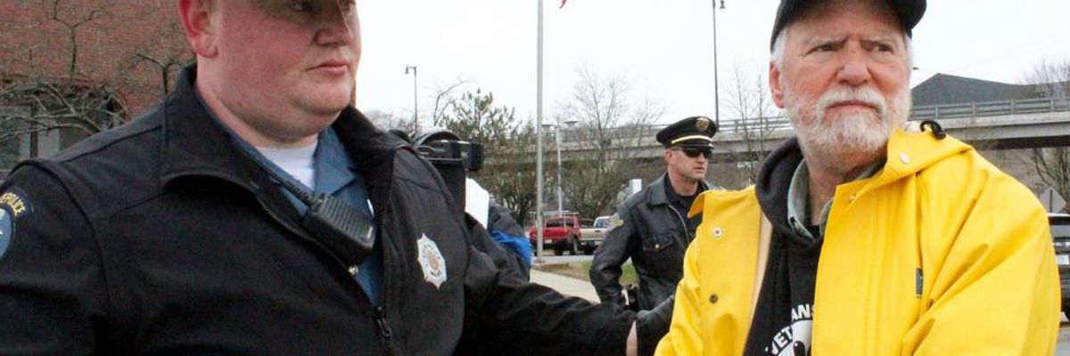 In the Shadow of Warships and the Climate Emergency: On Getting Arrested at Bath Iron Works