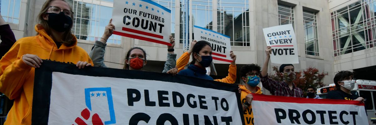 Stoking Chaos, Trump Campaign Lies to Supporters That It Has Won Pennsylvania as President Tweets 'Stop The Count!"