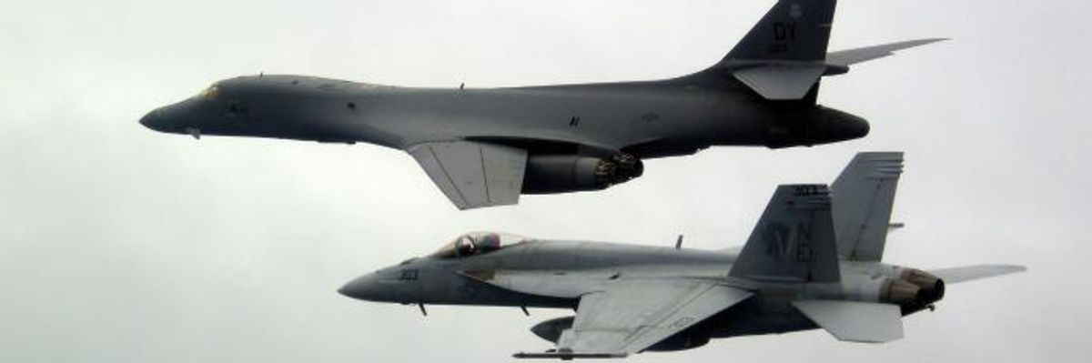 Provoking Risk of 'All-Out War,' US Deploys Supersonic Bomber Over Korean Peninsula