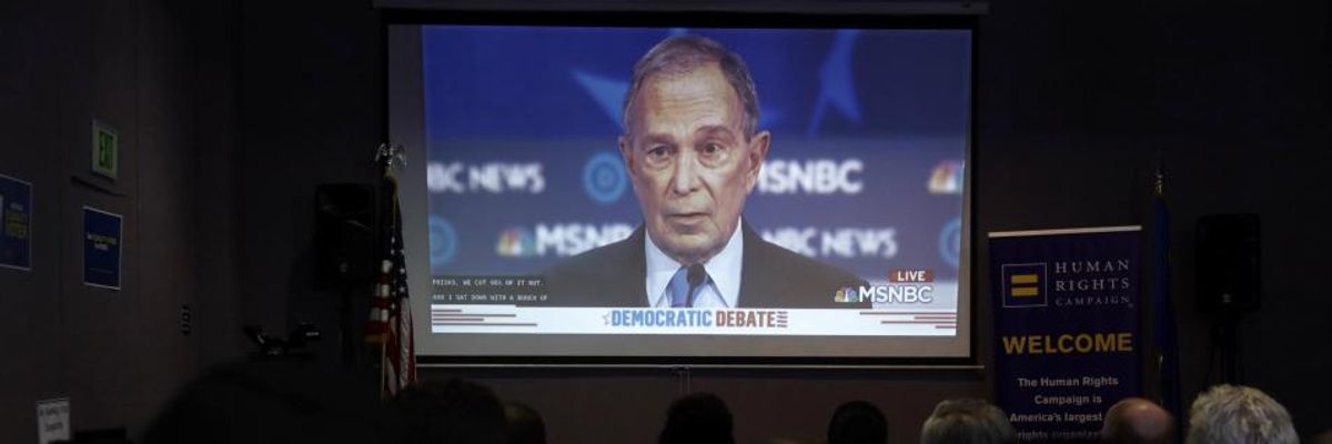 Sanders Hits Bloomberg With 'Grotesque' Statistic: Billionaire Owns More Wealth Than Bottom 125 Million Americans Combined