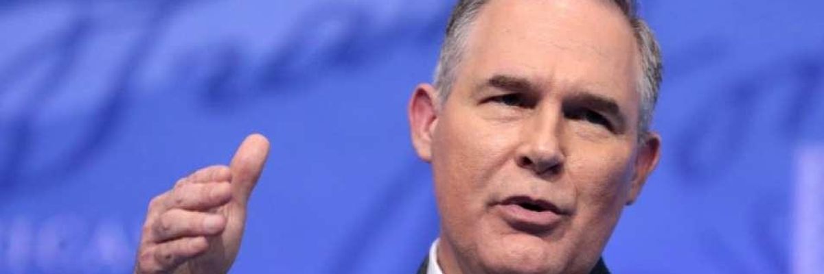 In Latest 'Alarming' Attack on Science, Pruitt Reportedly Moving to Restrict Use of Research in EPA Policy