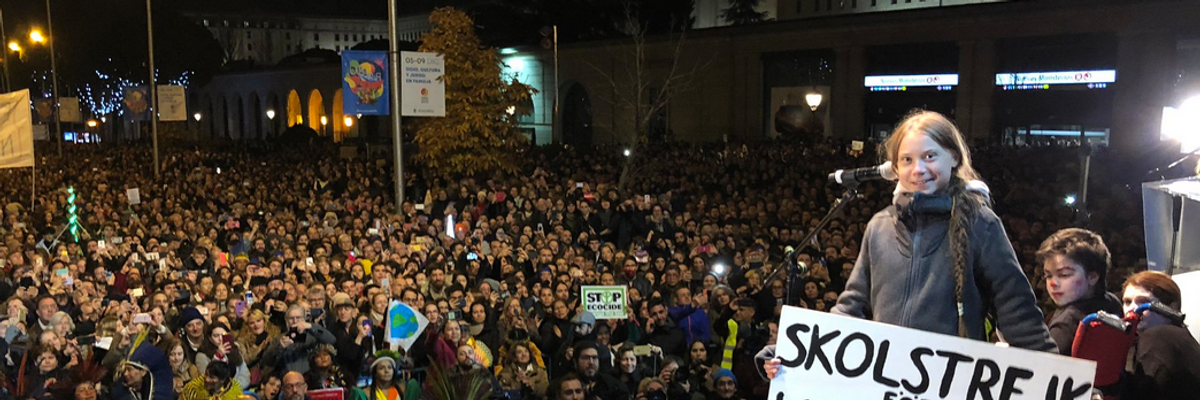 Even as 500,000 March in Madrid, Greta Thunberg Warns Climate Movement Has 'Achieved Nothing' Until Emissions Fall
