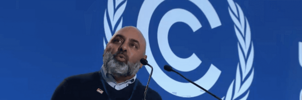 Asad Rehman at COP26