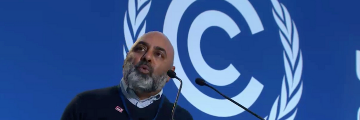 Asad Rehman at COP26